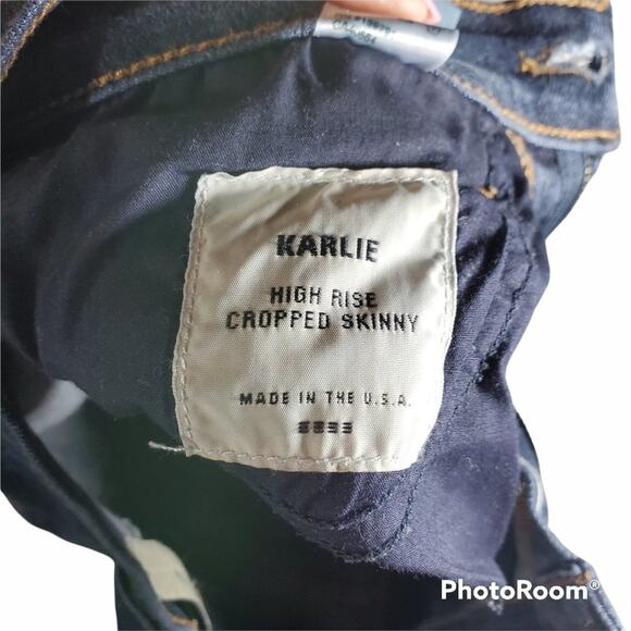 Baldwin | Karlie High Rise Cropped Skinny Jeans in Bliss | Size 25 - Picture 6 of 9